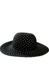 Studded Wool-felt Wide Brim Hat Gucci