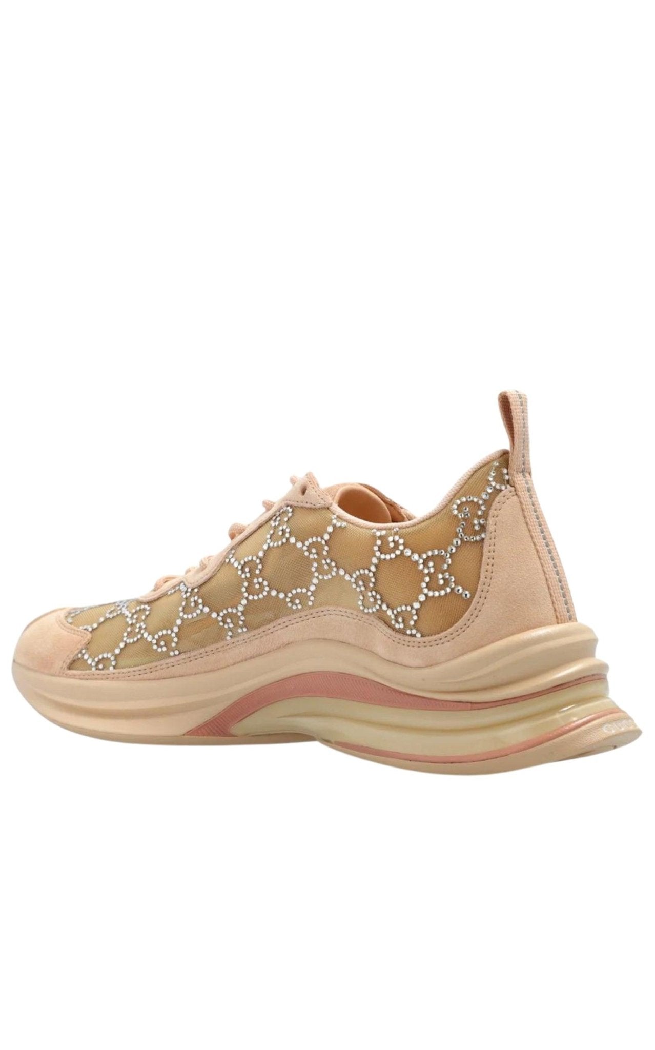 Gucci Tela GG Crystal Mesh Runner Sneakers - Runway Catalog