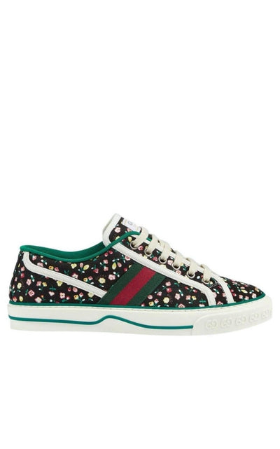 Gucci Tennis 1977 Floral Low Top Sneaker - Runway Catalog