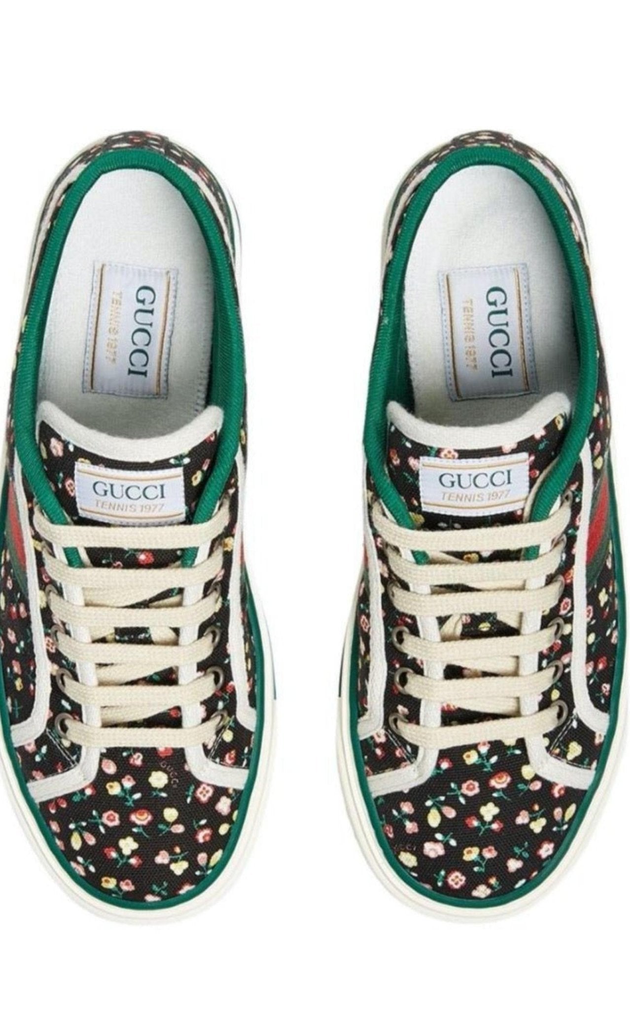Gucci Tennis 1977 Floral Low Top Sneaker - Runway Catalog