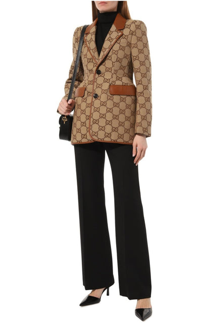Gucci The Hacker Project Maxi GG Hourglass jacket - Runway Catalog
