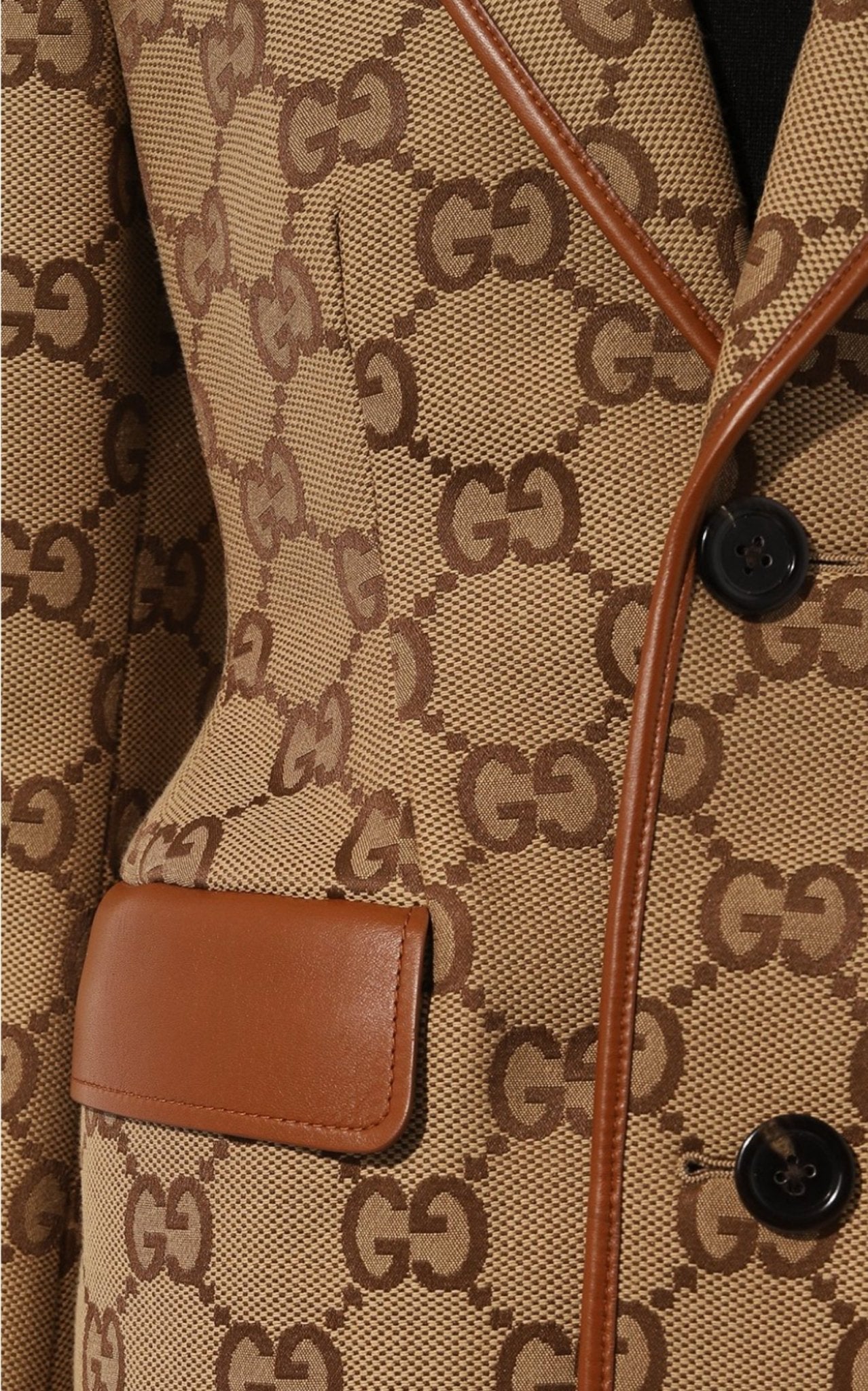 Gucci The Hacker Project Maxi GG Hourglass jacket - Runway Catalog