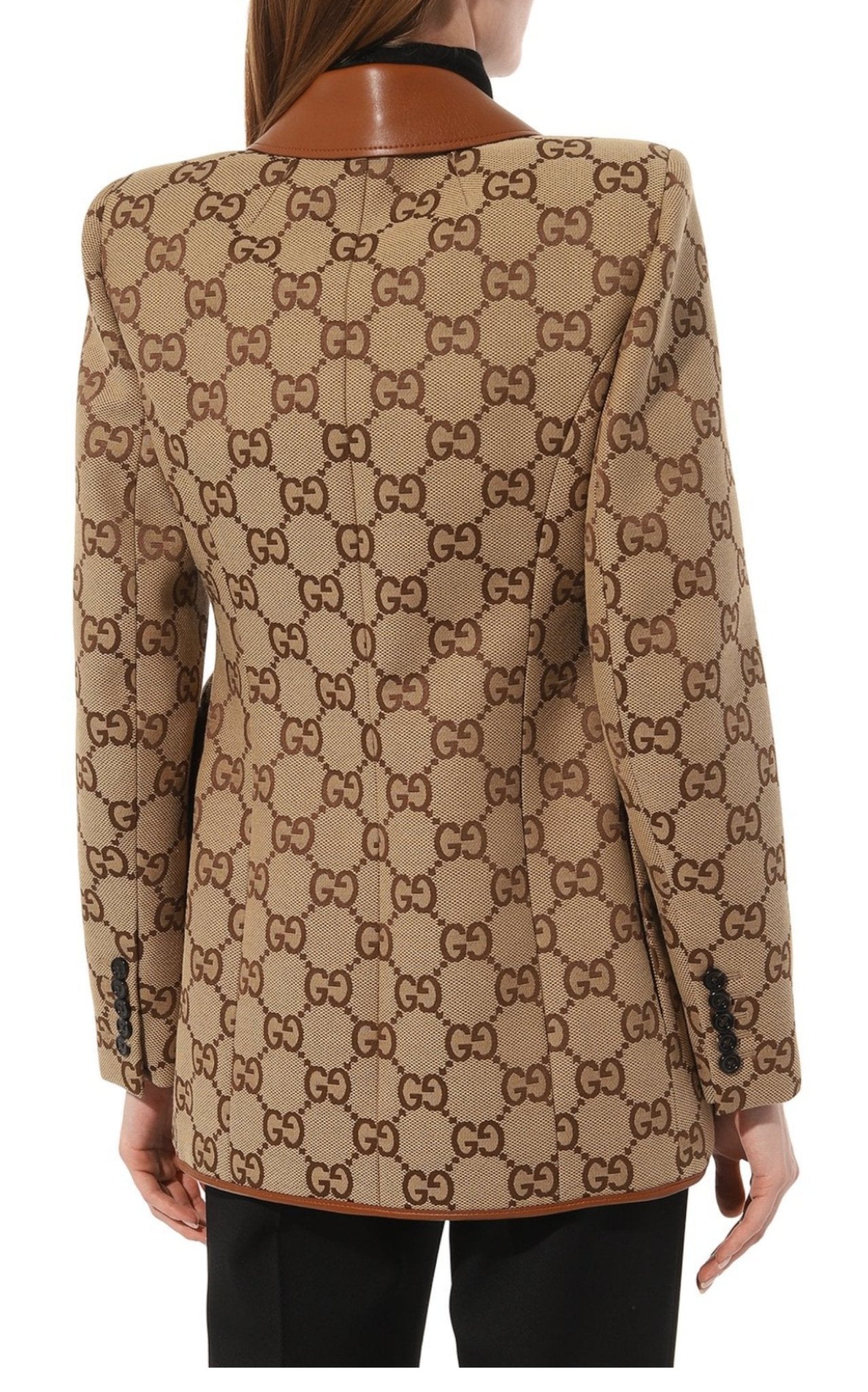 Gucci The Hacker Project Maxi GG Hourglass jacket - Runway Catalog