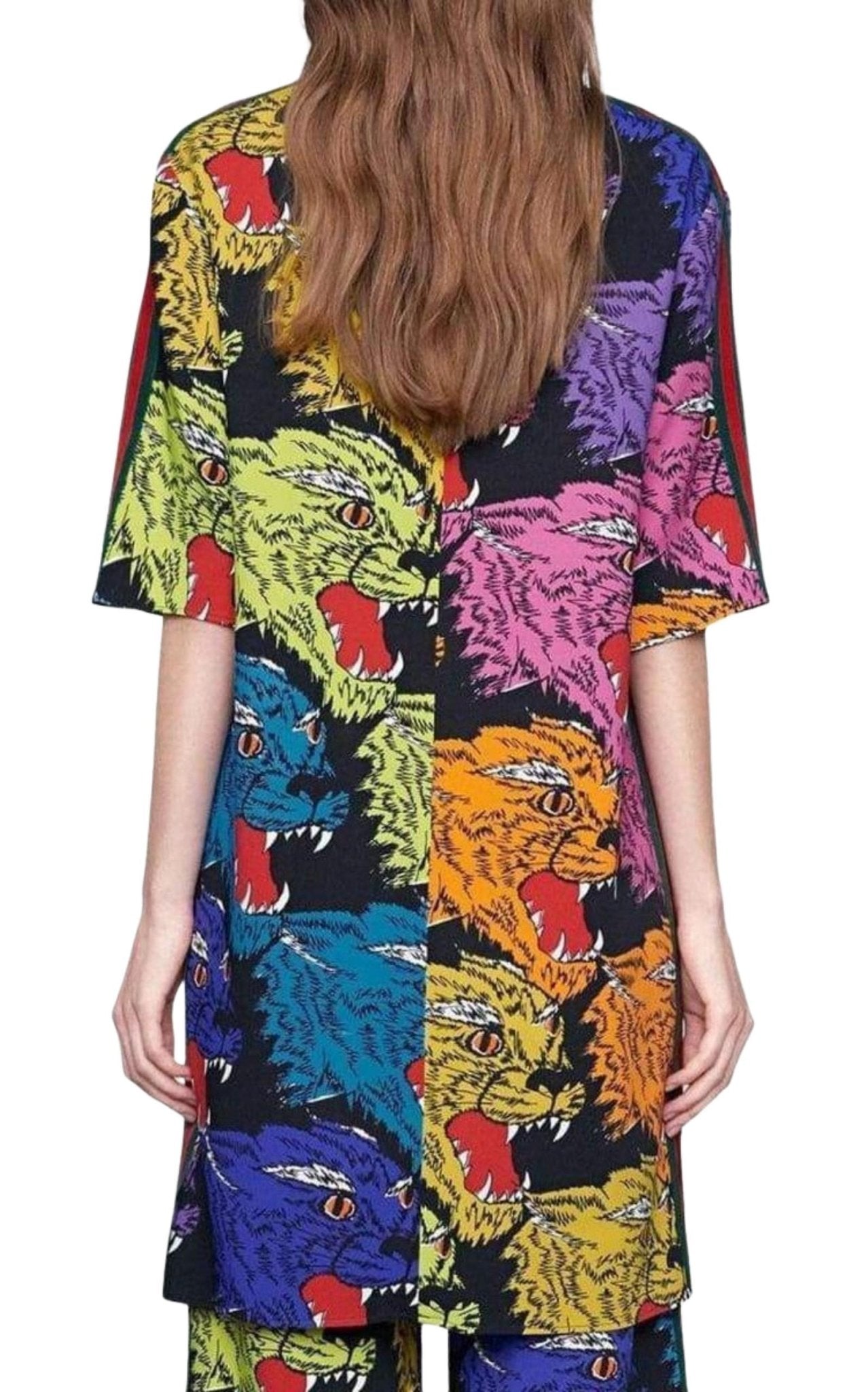 Gucci Tiger Face Tunic Dress - Runway Catalog