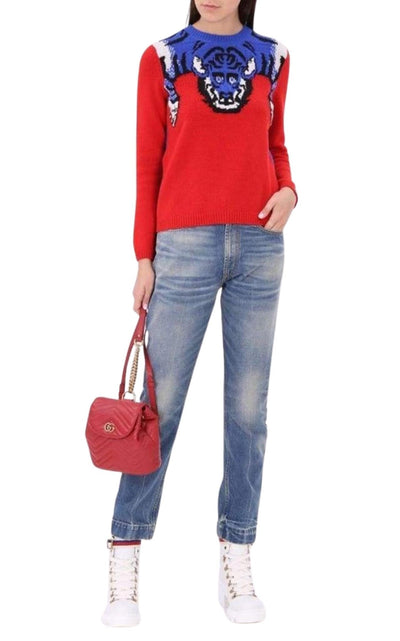 Gucci Tiger Knit Sweater Jumper - Runway Catalog