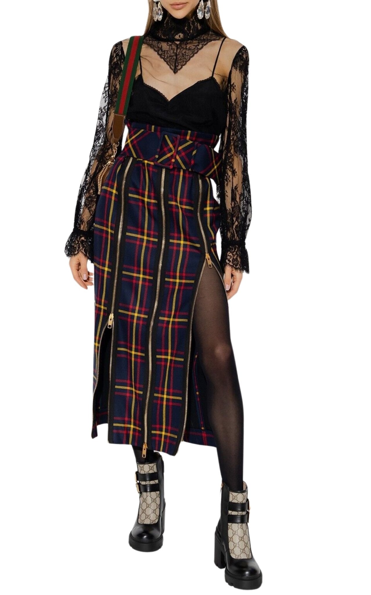 Gucci Tulle and Lace Shirt - Runway Catalog