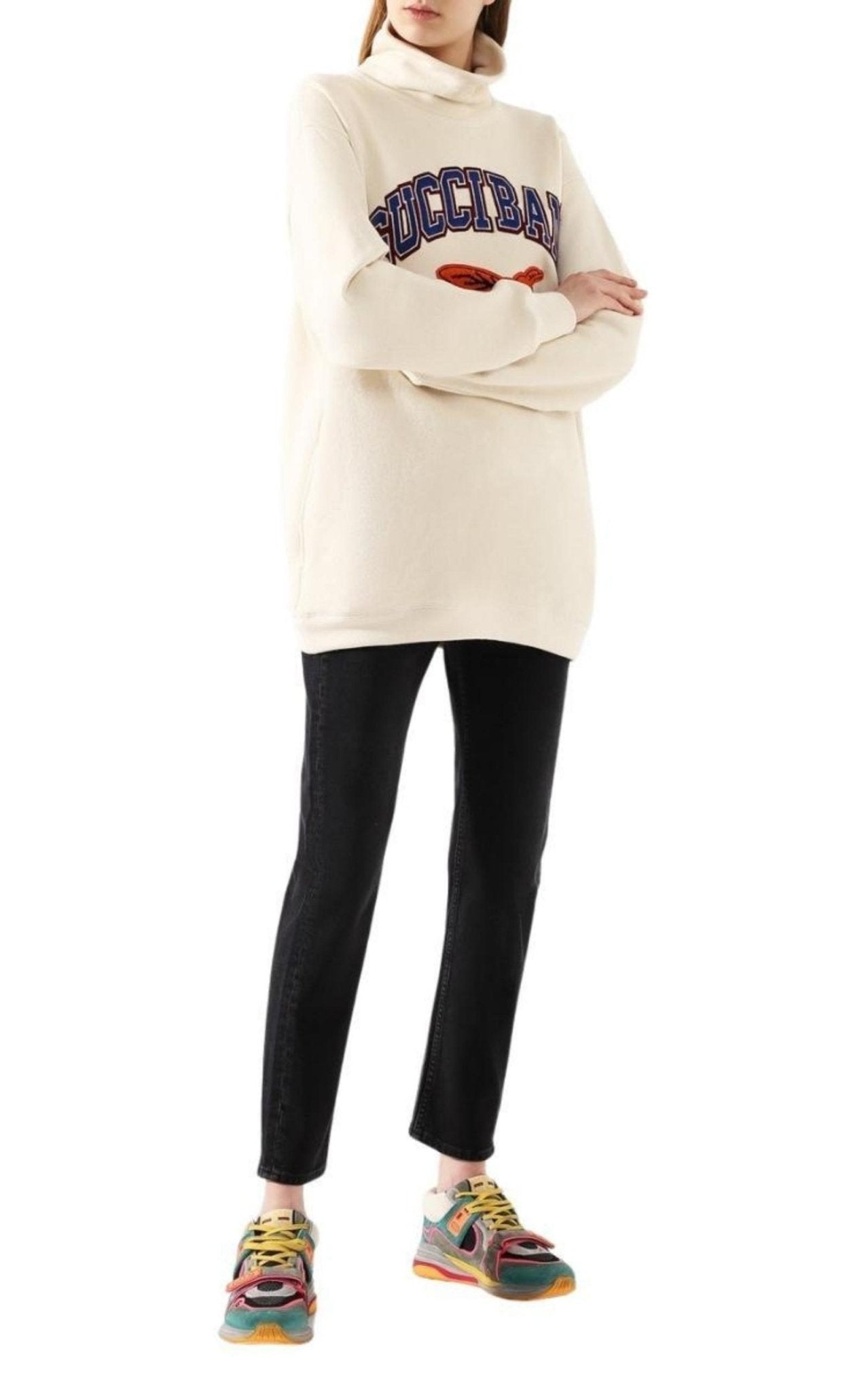 Gucci Ultrapace Leather Sneakers - Runway Catalog