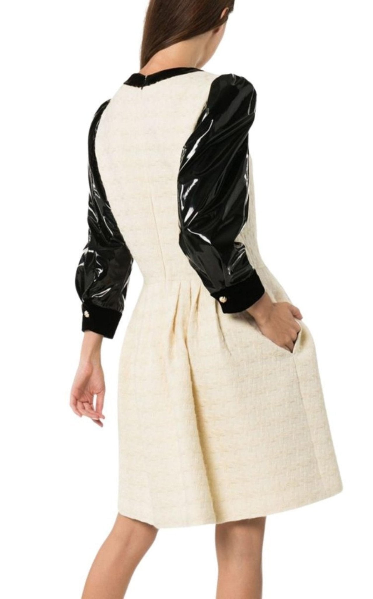 Gucci Vinyl - Sleeve Flared Mini Dress - Runway Catalog