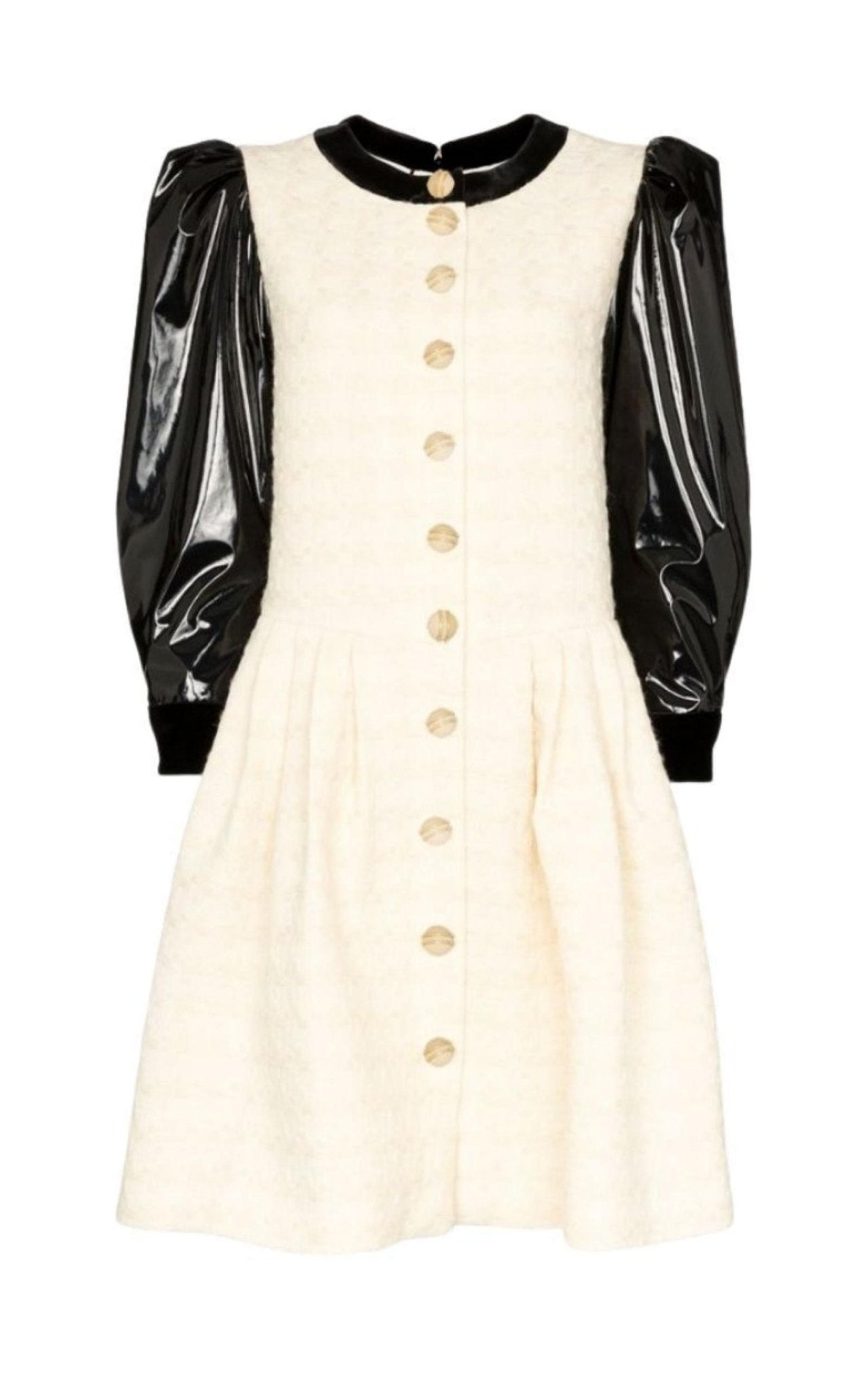 Gucci Vinyl - Sleeve Flared Mini Dress - Runway Catalog