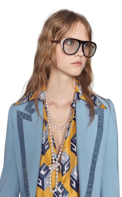Gucci White Faux Pearls Necklace - Runway Catalog