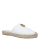 White Pilar Leather Espadrilles Gucci