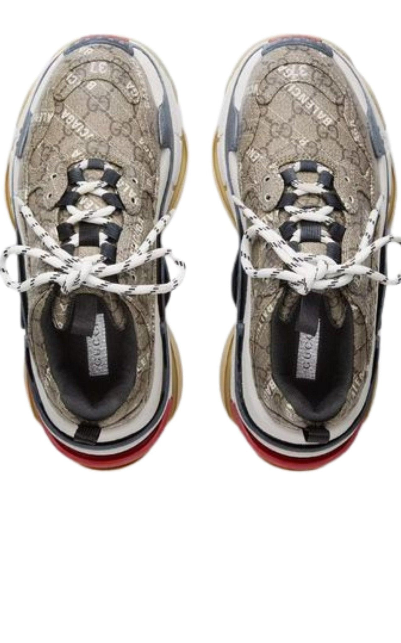 Gucci x Balenciaga The Hacker Project Triple S Sneakers - Runway