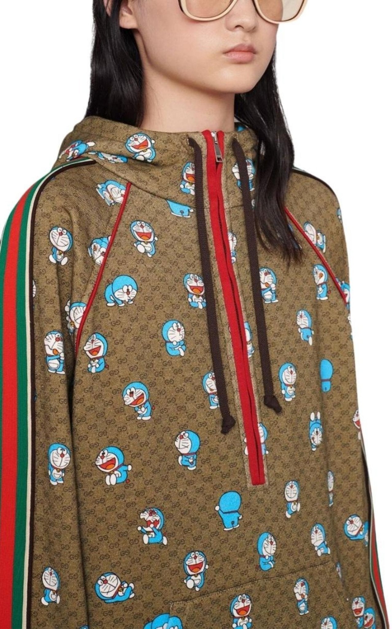 Gucci X Doraemon GG Supreme Cotton Dress - Runway Catalog