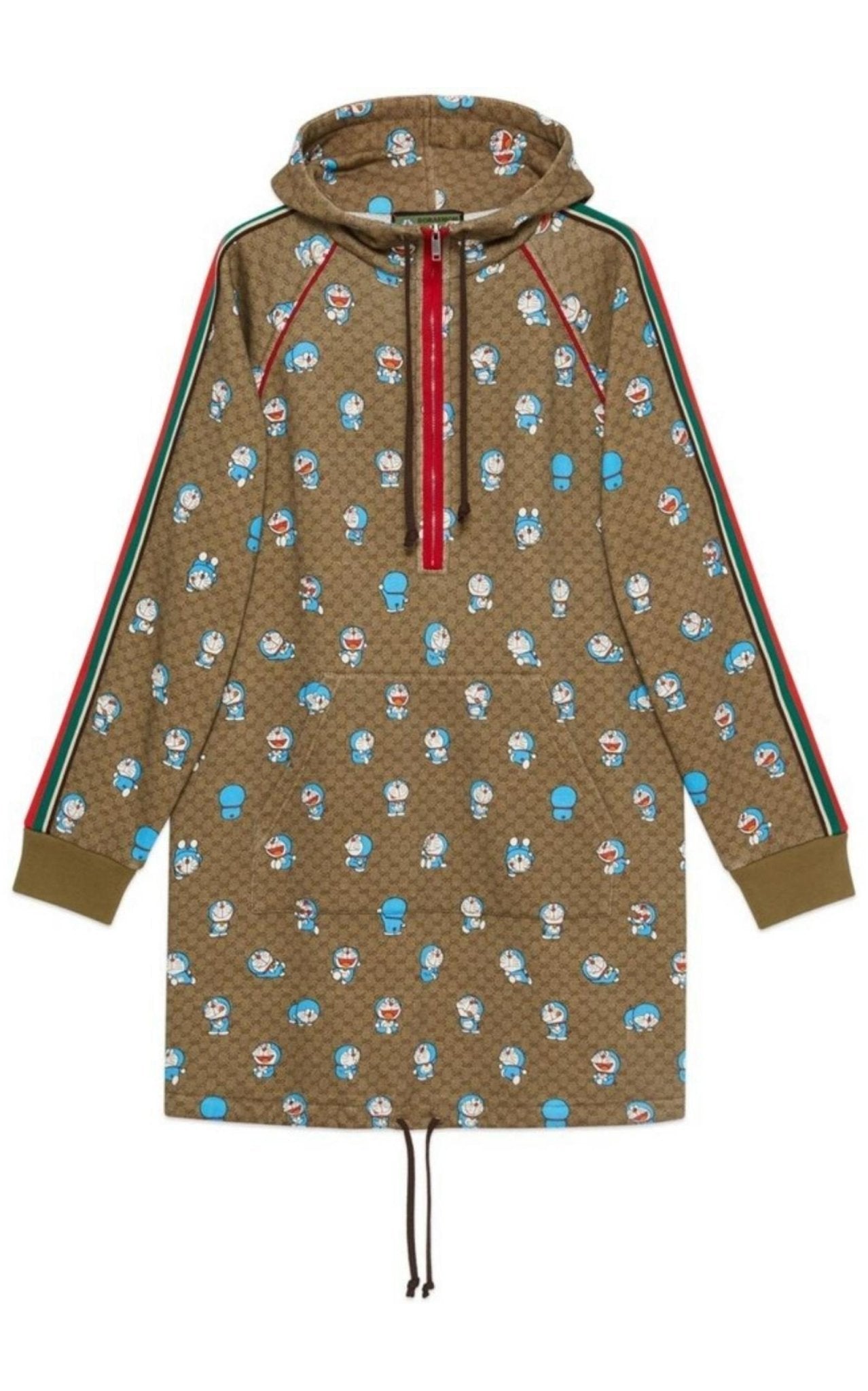 Gucci X Doraemon GG Supreme Cotton Dress - Runway Catalog