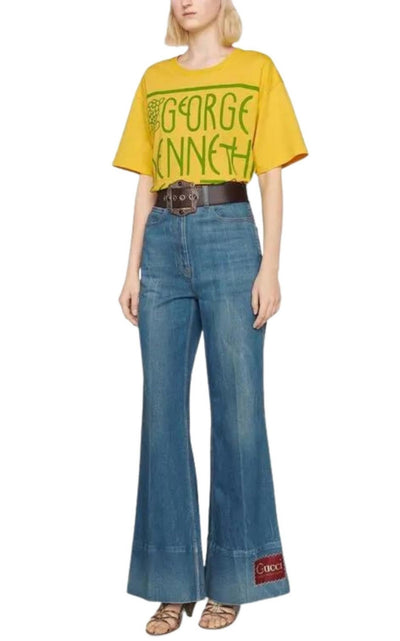 Gucci X Ken Scott Print Cotton T-Shirt - Runway Catalog