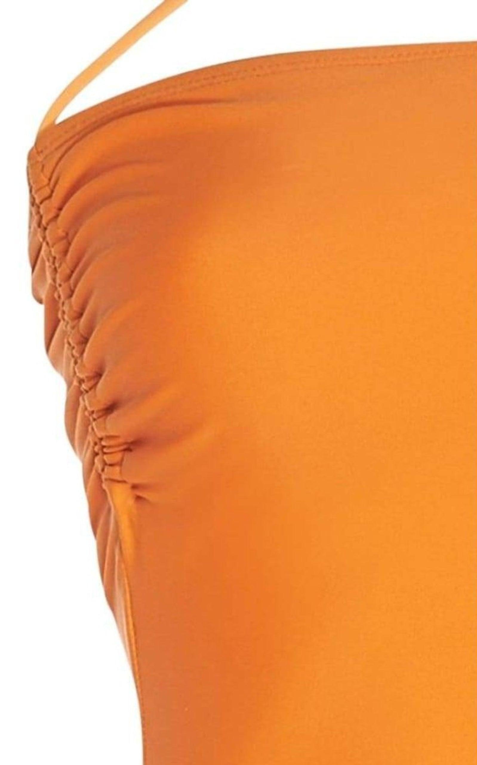 Alassio Light Orange Swimsuit Jacquemus