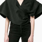 Cropped Bolero Wrap Blouse Jacquemus