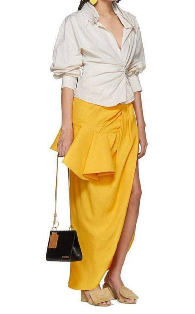 Jacquemus La Chemise Belem Blouse Top - Runway Catalog