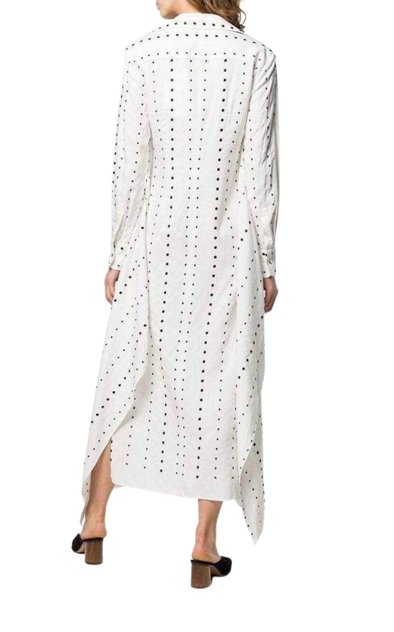 Jacquemus La Djellaba Dot Maxi Dress - Runway Catalog