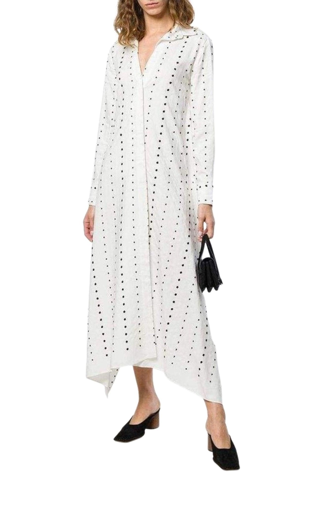 Jacquemus La Djellaba Dot Maxi Dress - Runway Catalog