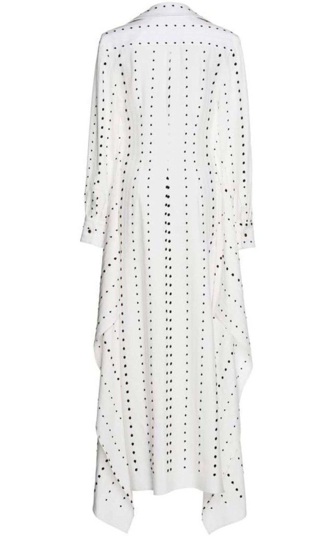 Jacquemus La Djellaba Dot Maxi Dress - Runway Catalog