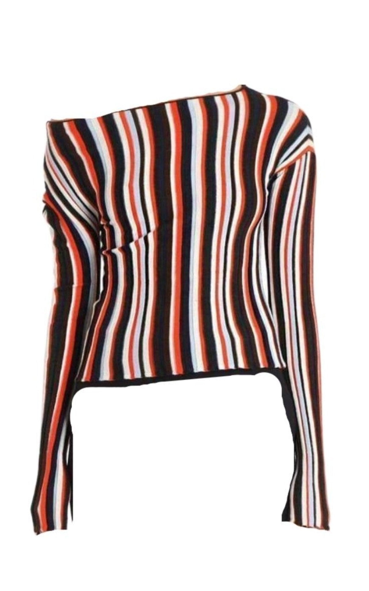 Jacquemus La Maille Striped Wool Knit Top - Runway Catalog