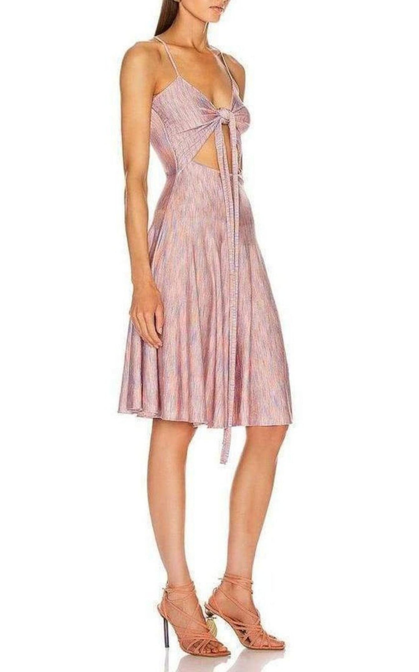 Pink Monaco Wrap Dress Jacquemus