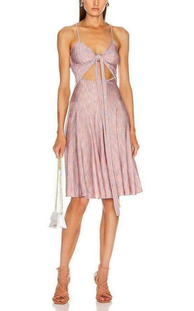Jacquemus Pink Monaco Wrap Dress - Runway Catalog