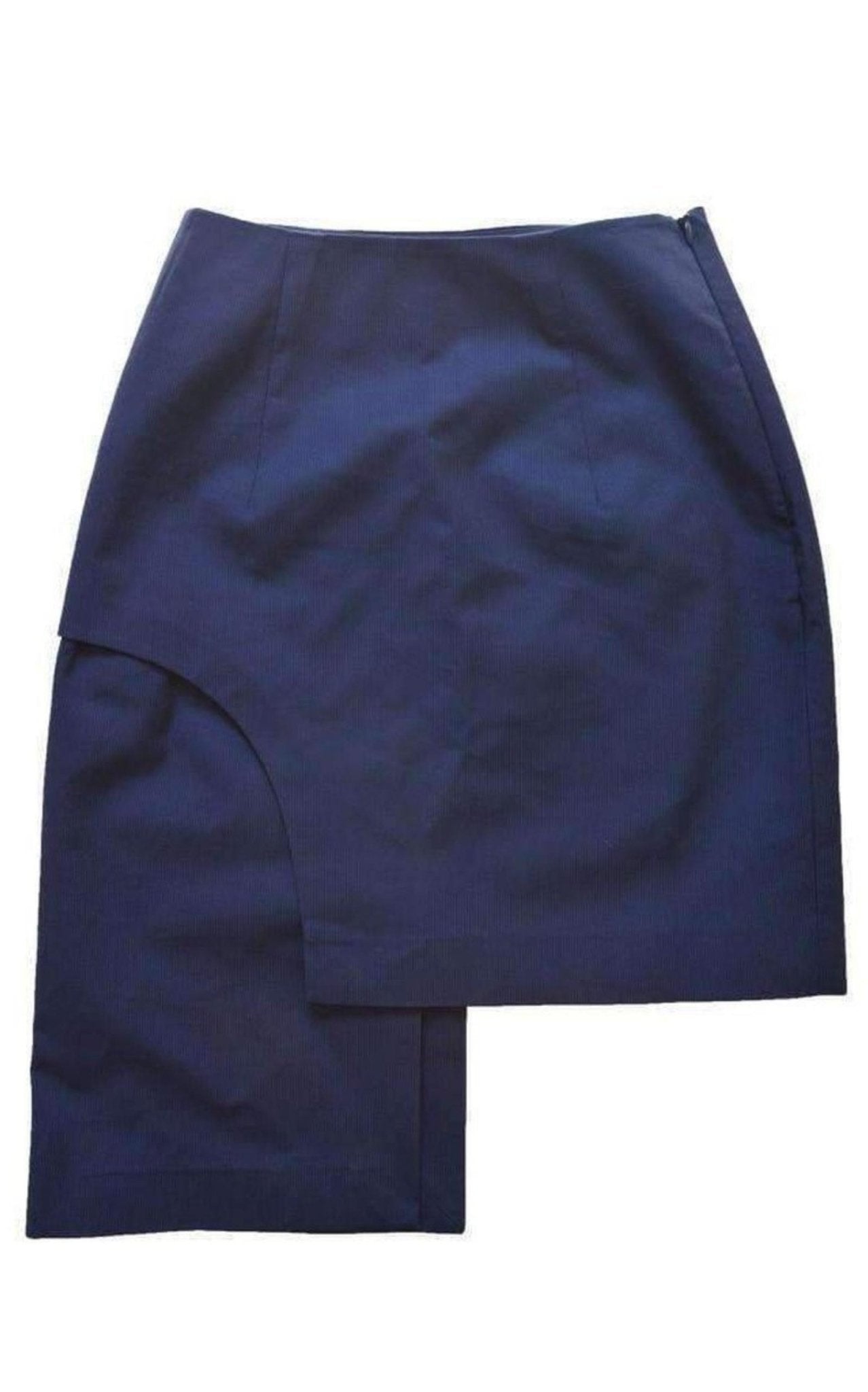 Jacquemus Side Asymmetric Side Striped Skirt - Runway Catalog