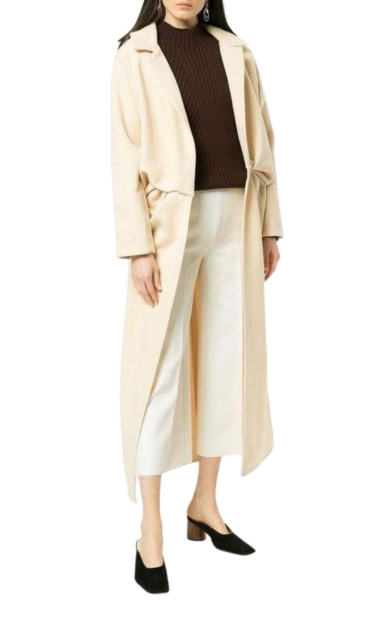 Jacquemus Wrap Front Long Coat - Runway Catalog