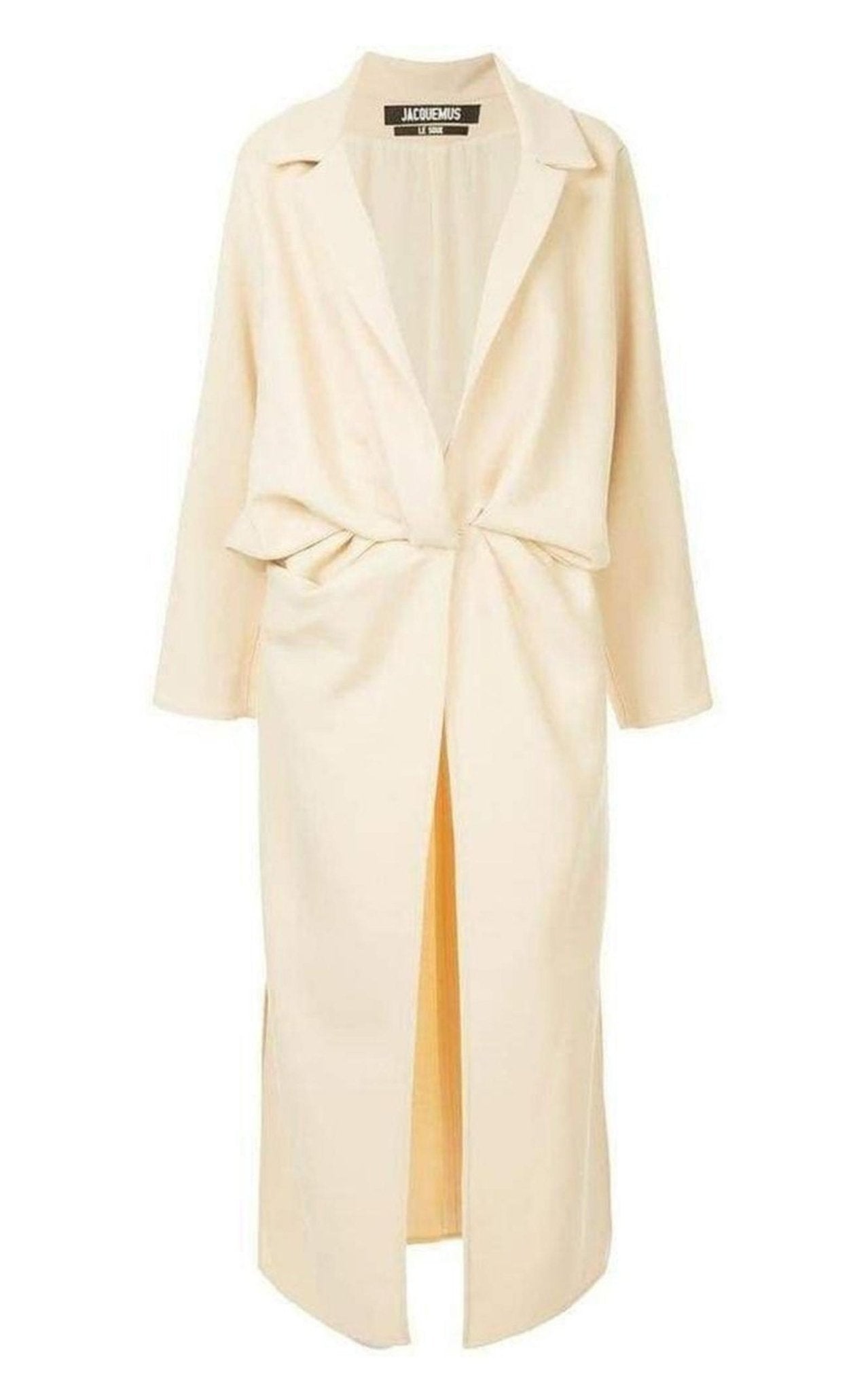 Jacquemus Wrap Front Long Coat - Runway Catalog