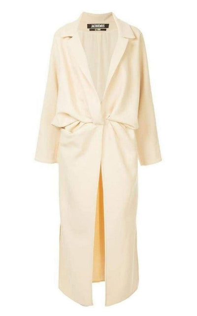 Jacquemus Wrap Front Long Coat - Runway Catalog
