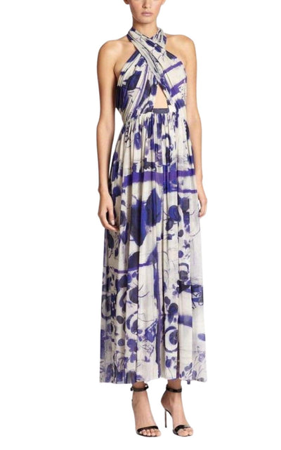 Jean Paul Gaultier Cross Halter Tulle Dress - Runway Catalog