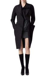 Hourglass Wool Coat Jean Paul Gaultier