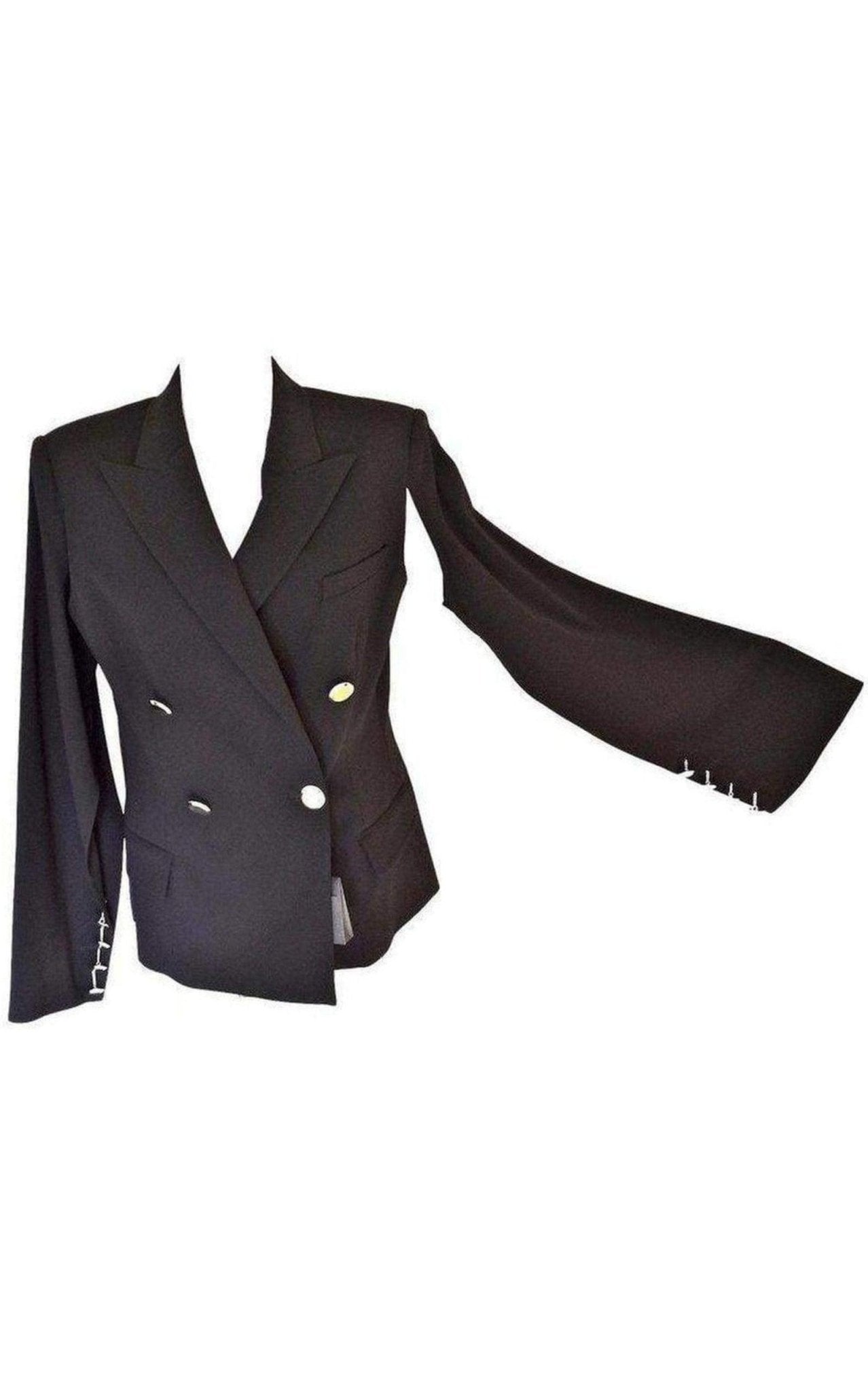 Jean Paul Gaultier Open Armpit Open Sleeves Blazer - Runway Catalog