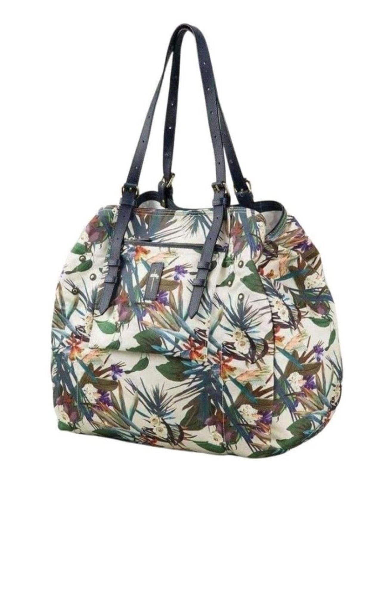 Jerome Dreyfuss Floral Jacqueline Print Pat Tote - Runway Catalog