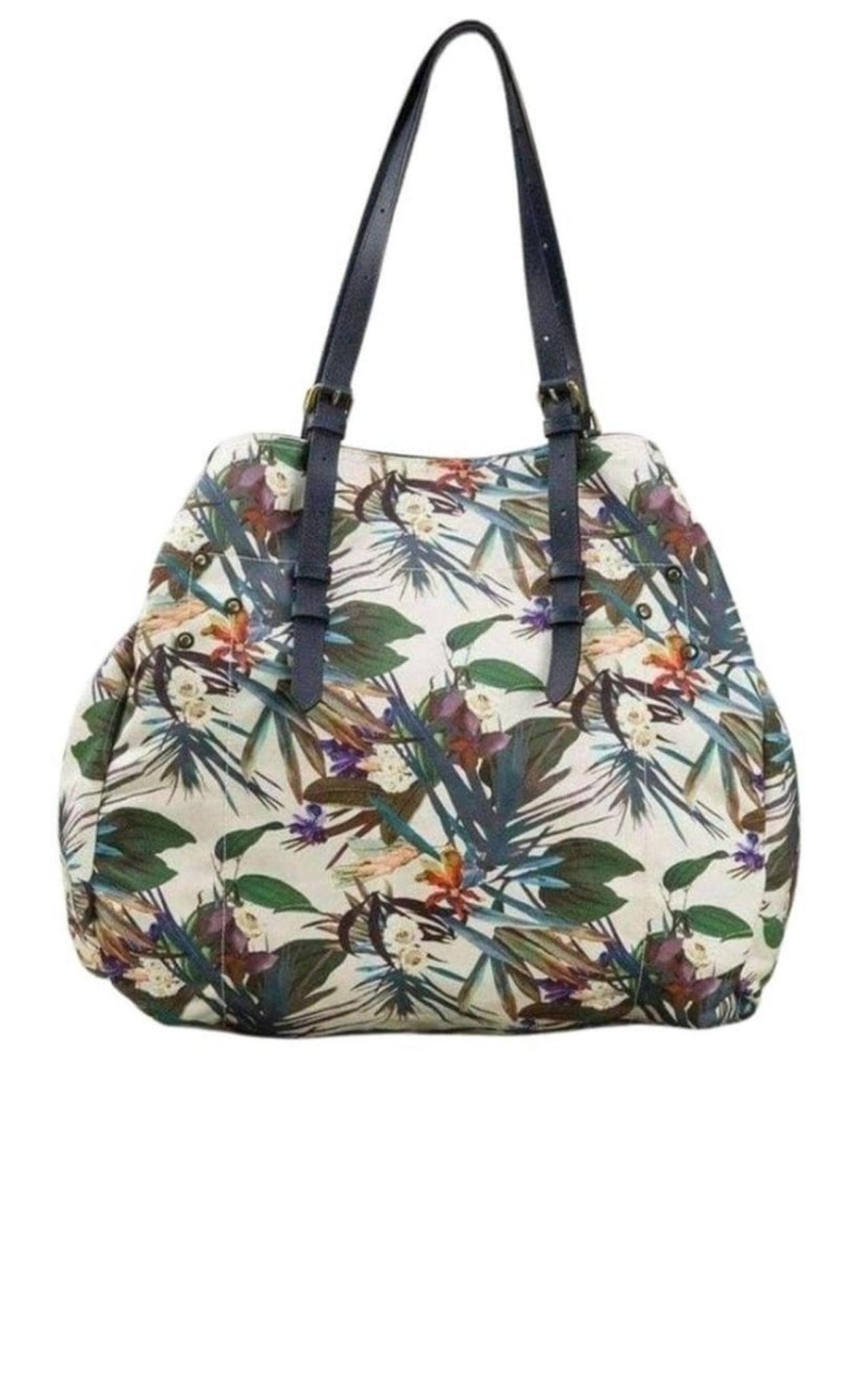 Jerome Dreyfuss Floral Jacqueline Print Pat Tote - Runway Catalog