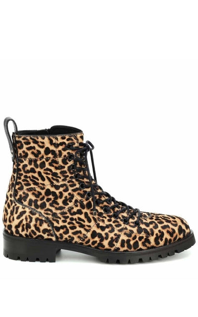 Jimmy Choo Cruz Flat Calf - Hair Ankle Boots - Runway Catalog