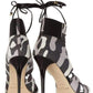 Myrtle 100 Camouflage Print Nubuck Sandals Jimmy Choo