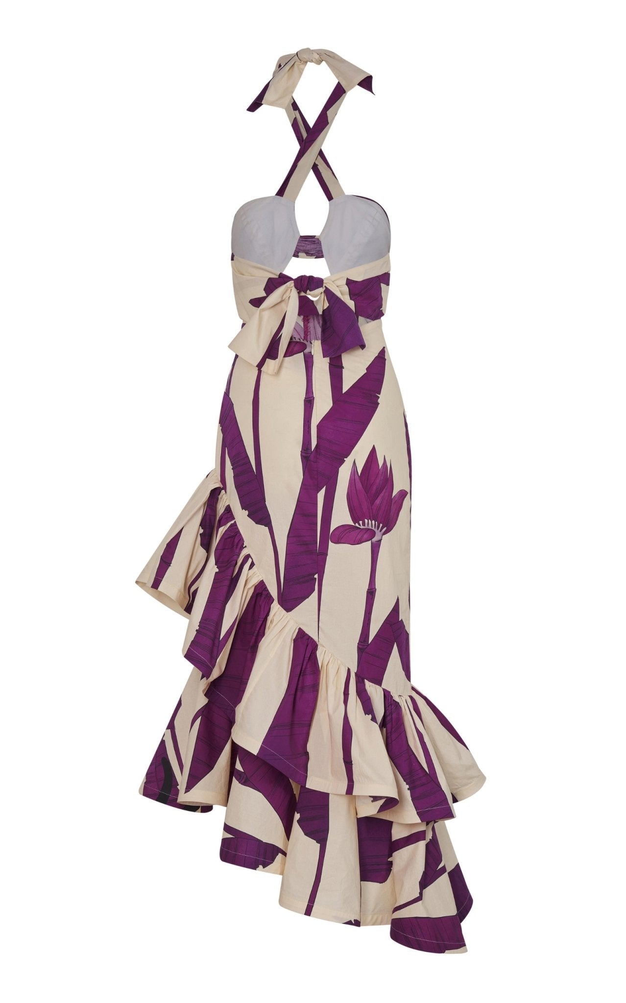 Johanna Ortiz Careless Floral Midi Dress - Runway Catalog