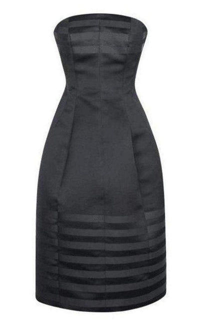 Jonathan Saunders Derya Poly Satin Strapless Cocktail Dress - Runway Catalog