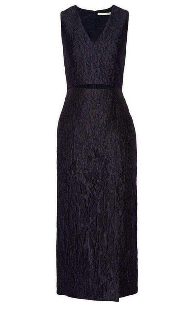 Jonathan Simkhai Midnight Blue Caviar Slit Dress - Runway Catalog
