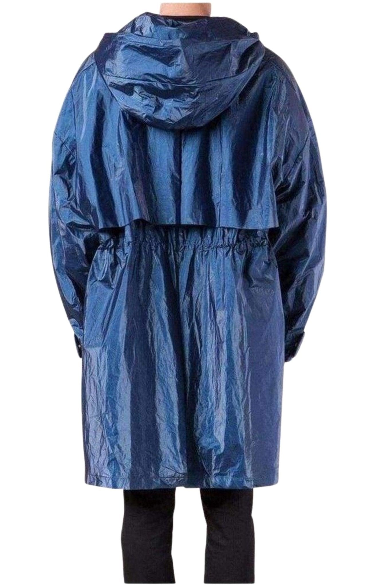 Juun J Blue Oversized Raincoat - Runway Catalog