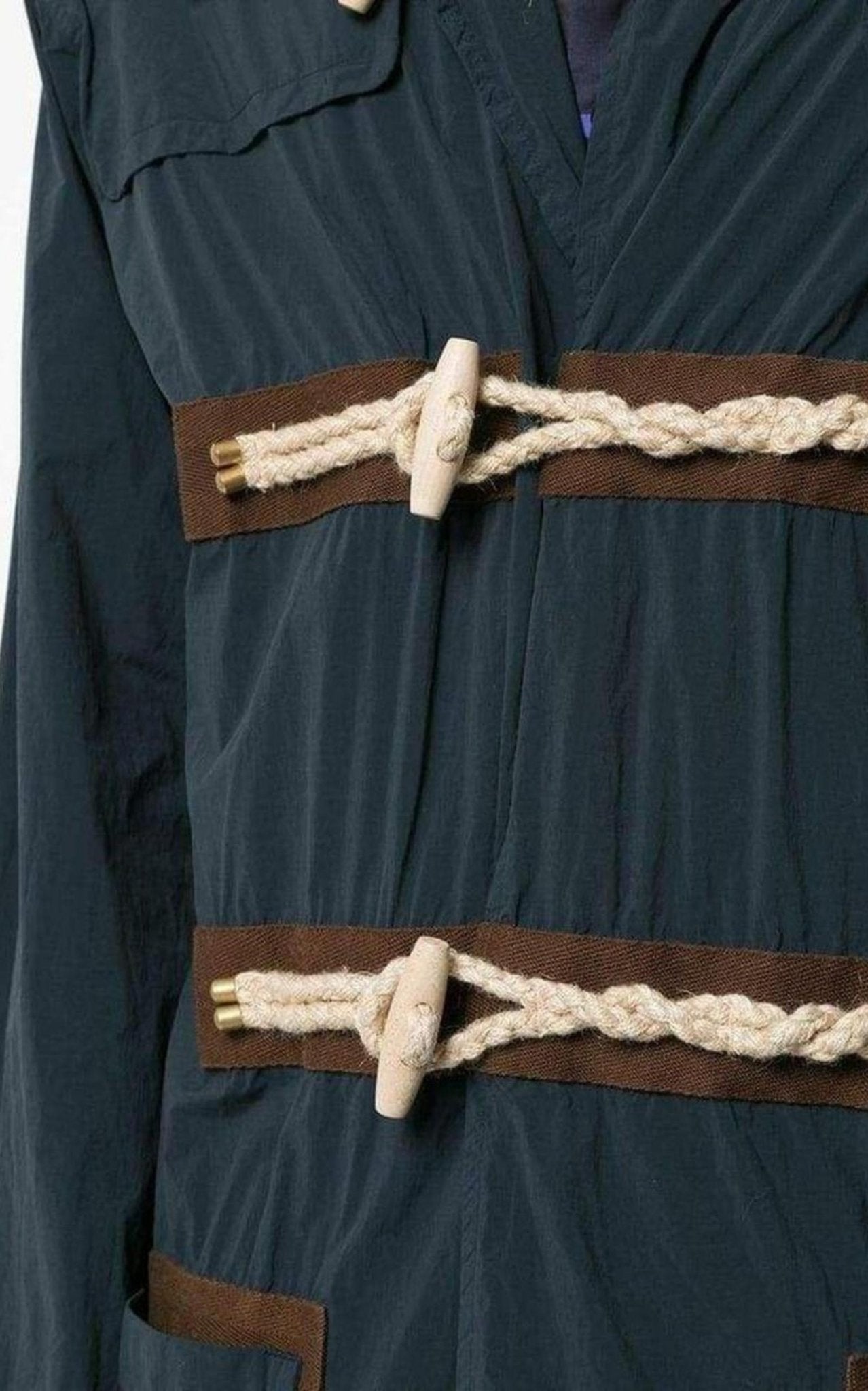 Kolor Kolor Blue Oversized Duffle Coat - Runway Catalog