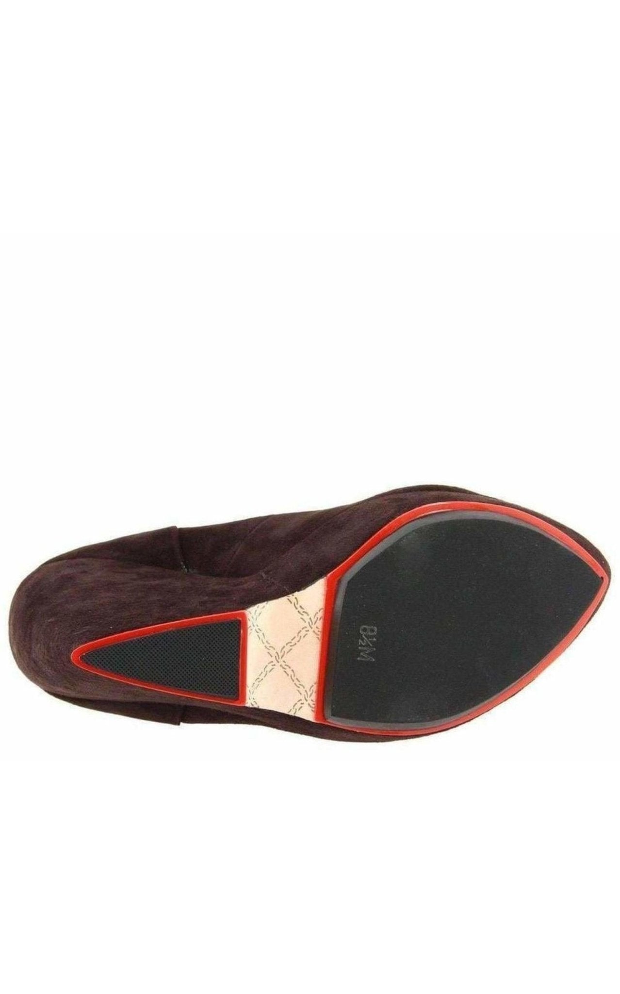 L.A.M.B. Brown Suede High Wedge Shoes - Runway Catalog