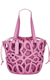 Anagram Inflated Basket Bag in Purple Loewe