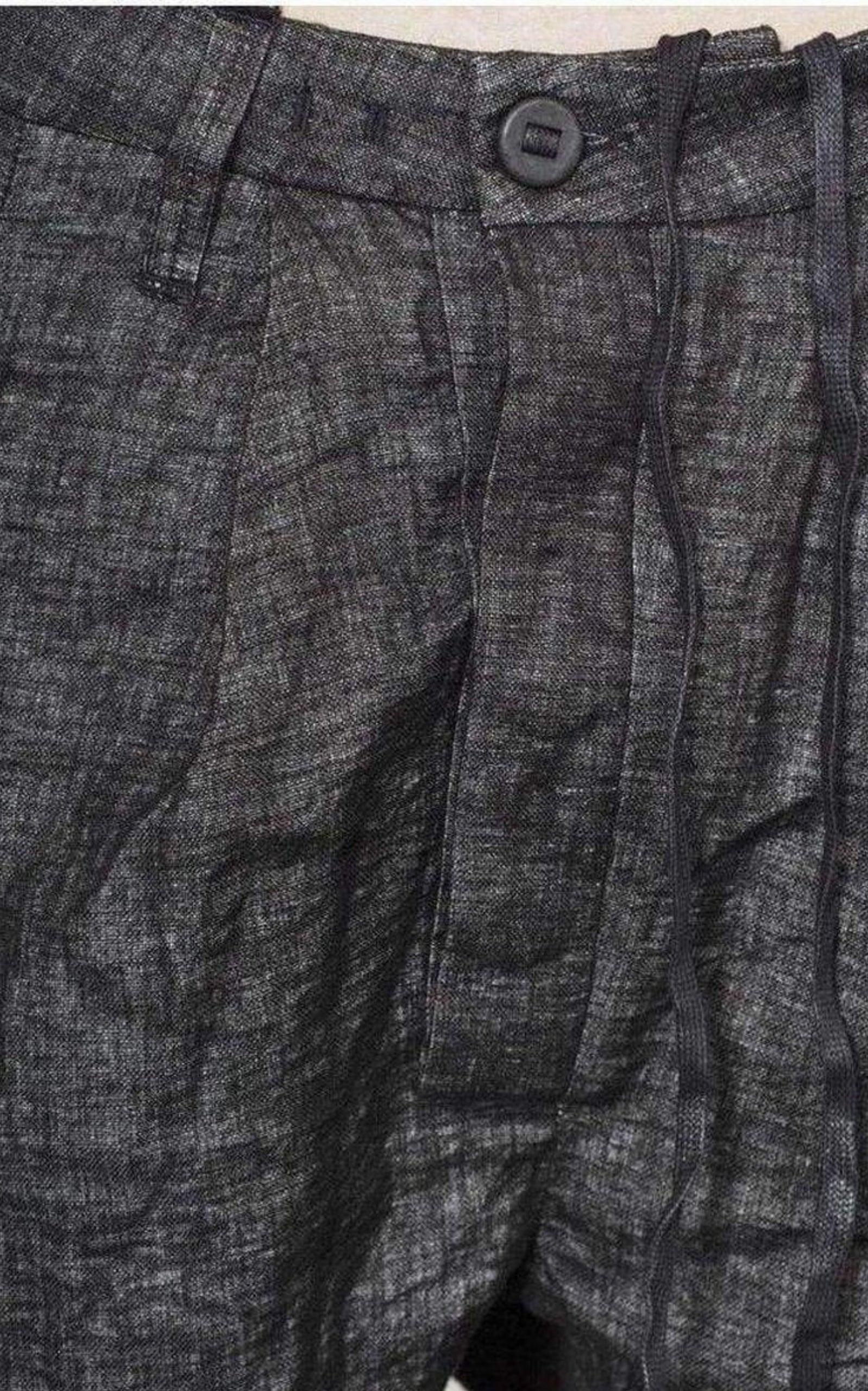  Boris Bidjan SaberiLoose Fit Grey Trousers Pants - Runway Catalog