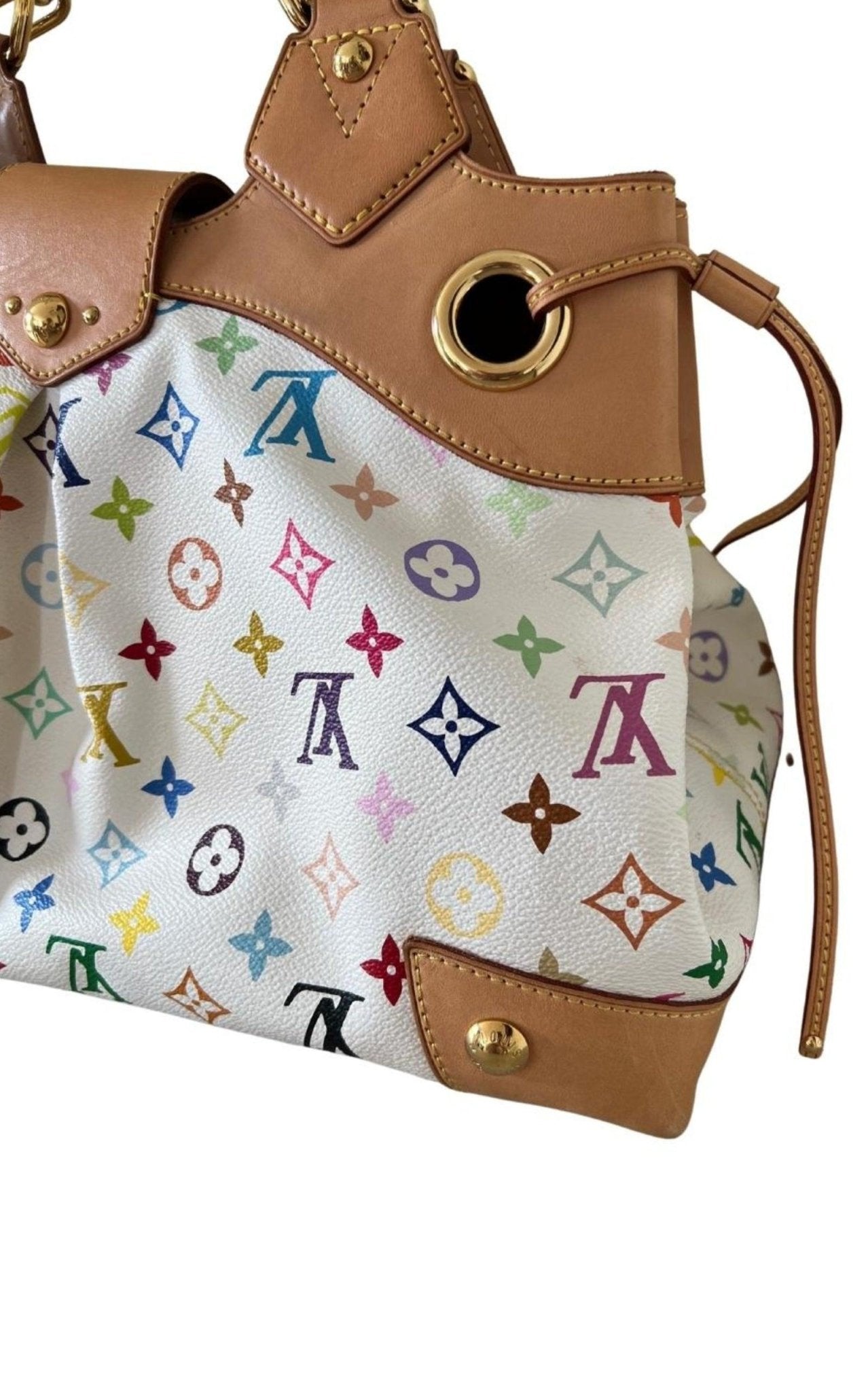 Louis Vuitton White Multicolor Monogram Canvas Ursula Bag - Runway Catalog