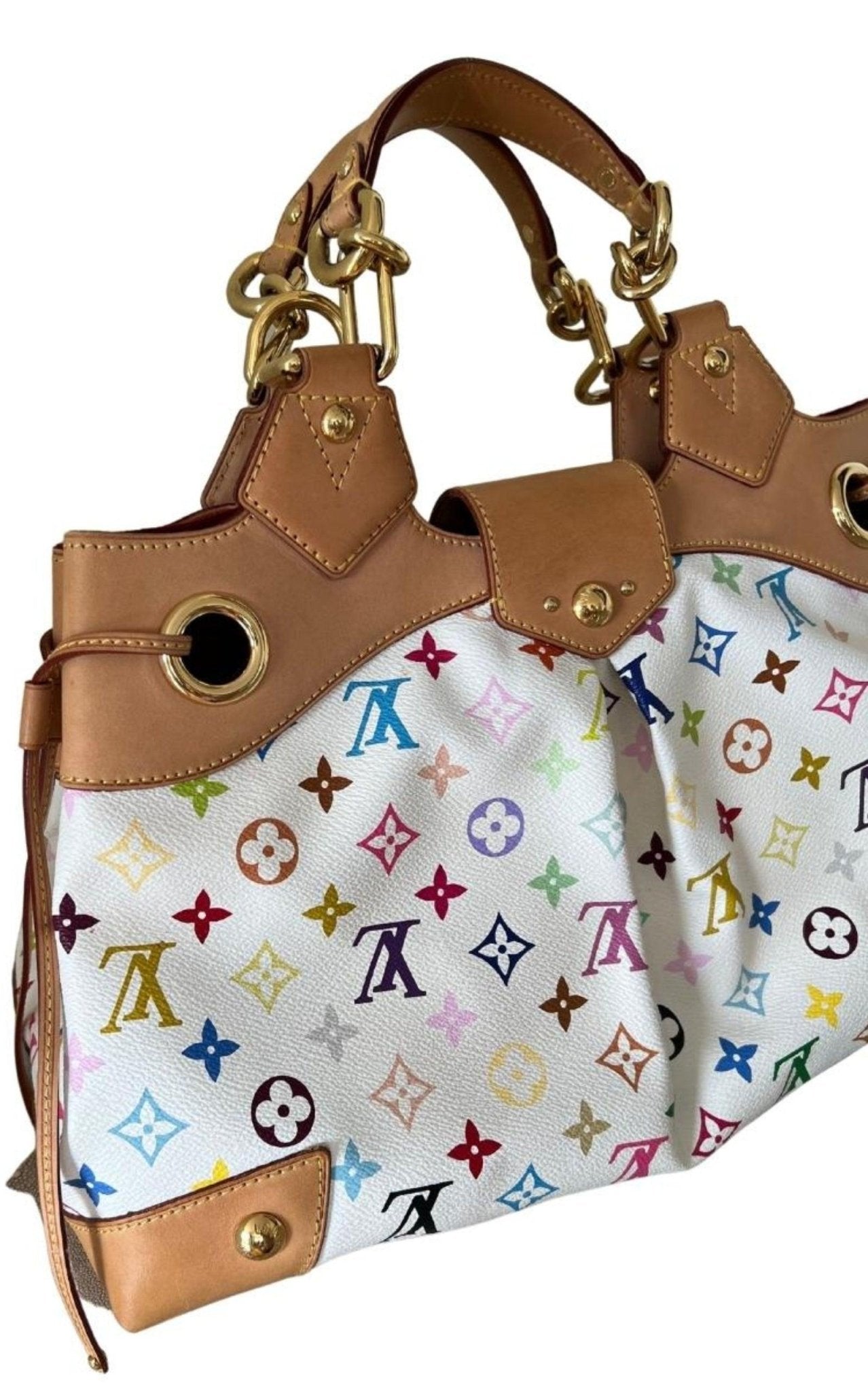 Louis Vuitton White Multicolor Monogram Canvas Ursula Bag - Runway Catalog