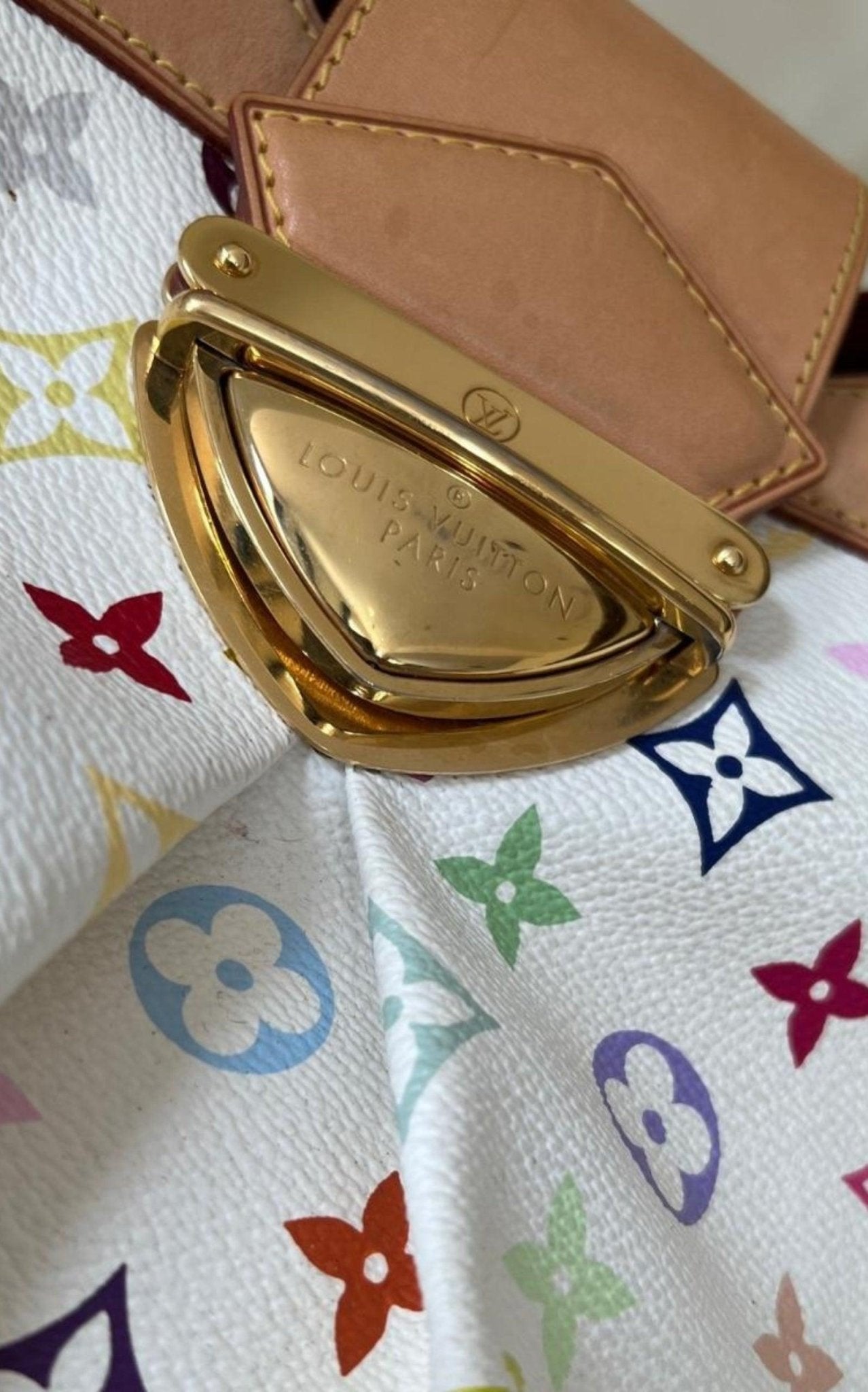 Louis Vuitton White Multicolor Monogram Canvas Ursula Bag - Runway Catalog